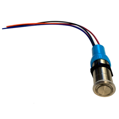 Bluewater 22MM Programmable Waterproof Momentary Off On Switch wBreaker 90602113