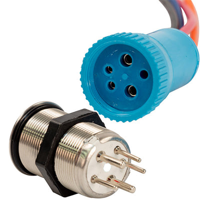 Bluewater 22MM Programmable Waterproof NavAnc BlueGreenRed Switch wBreaker 90603114