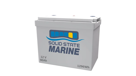 12V 90HP Deep Cycle + Starting Battery - Professional Marine & Fishing Gear