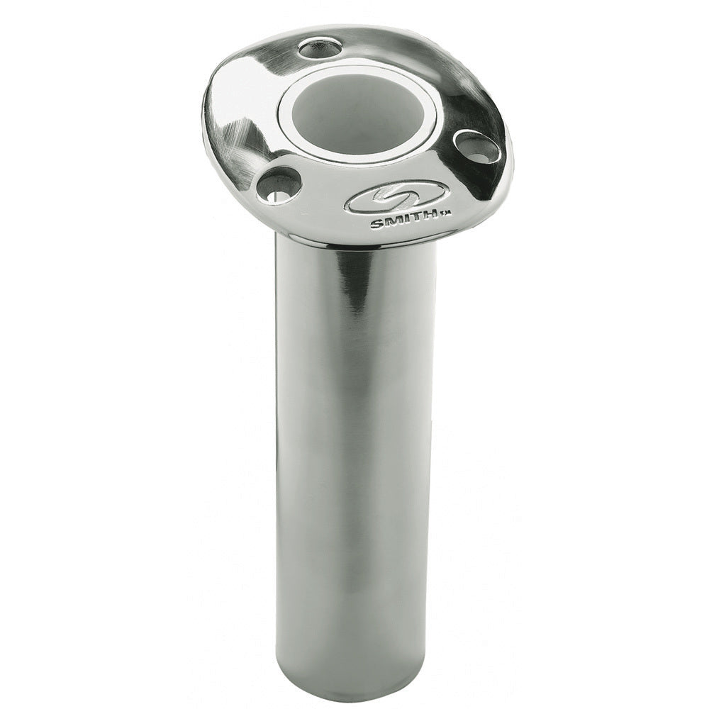 C.E. Smith Flush Mount Rod Holder - 0 Degree - Professional Marine & Fishing Gear