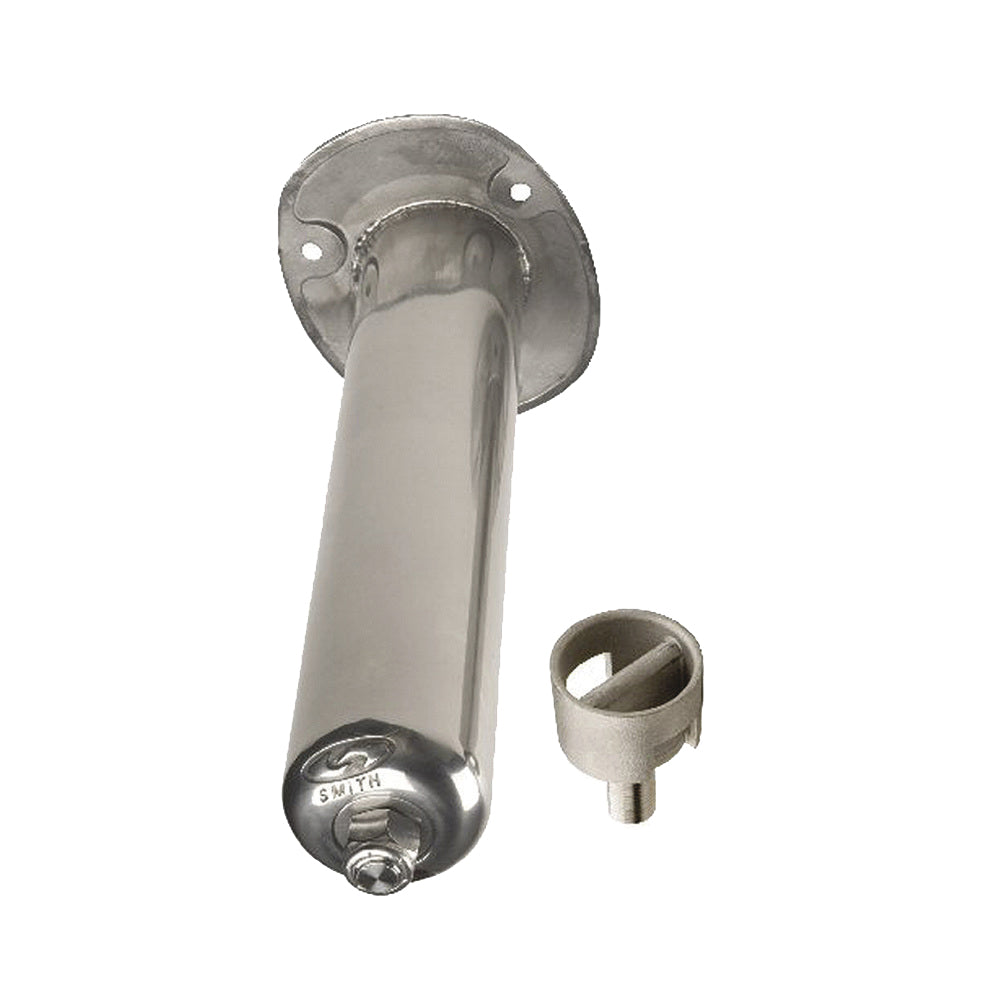 C.E. Smith Stainless Steel Flush Mount Rod Holder - 30 Degree - Professional Marine & Fishing Gear