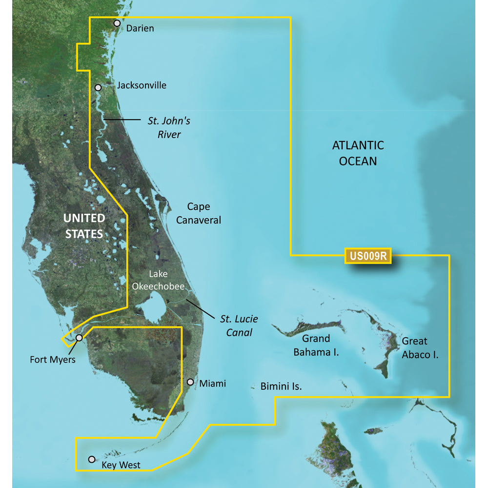 Garmin BlueChart g3 Vision HD - VUS009R - Jacksonville - Key West - microSD/SD - Professional Marine & Fishing Gear