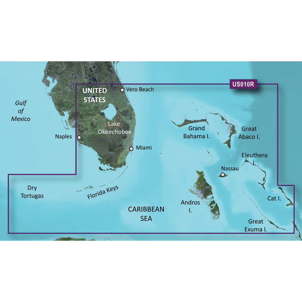 Garmin BlueChart g3 Vision HD - VUS010R - Southeast Florida - microSD/SD - Professional Marine & Fishing Gear