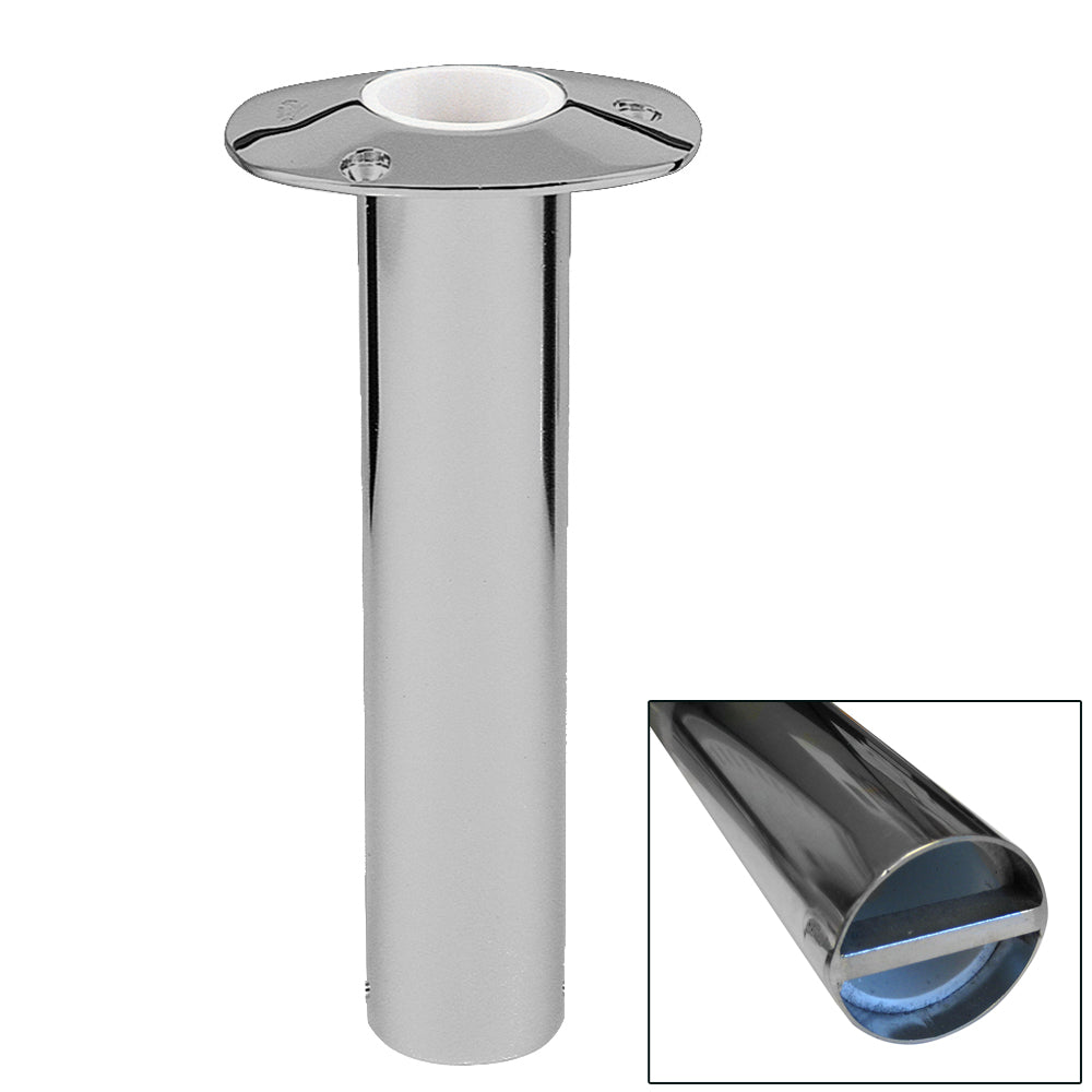 Lees 0 Stainless Steel Bar Pin Rod Holder - 2.25" O.D. - Professional Marine & Fishing Gear