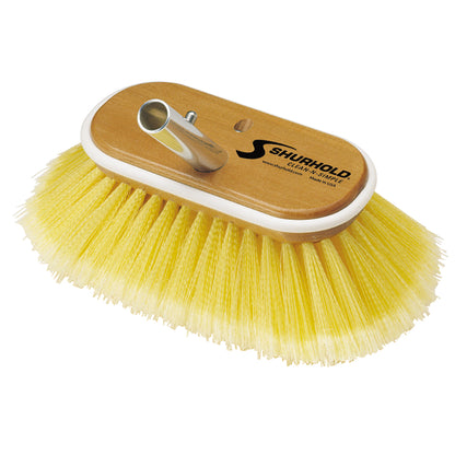 Shurhold 6" Polystyrene Soft Bristles Deck Brush - Professional Marine & Fishing Gear