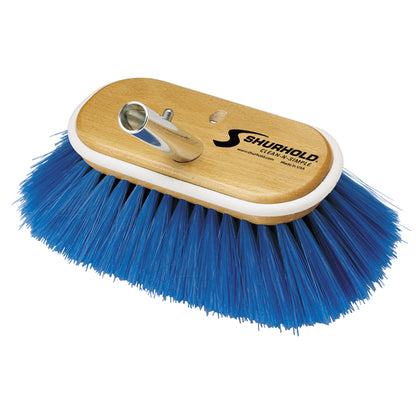 Shurhold 6" Nylon Extra Soft Bristles Deck Brush - Professional Marine & Fishing Gear