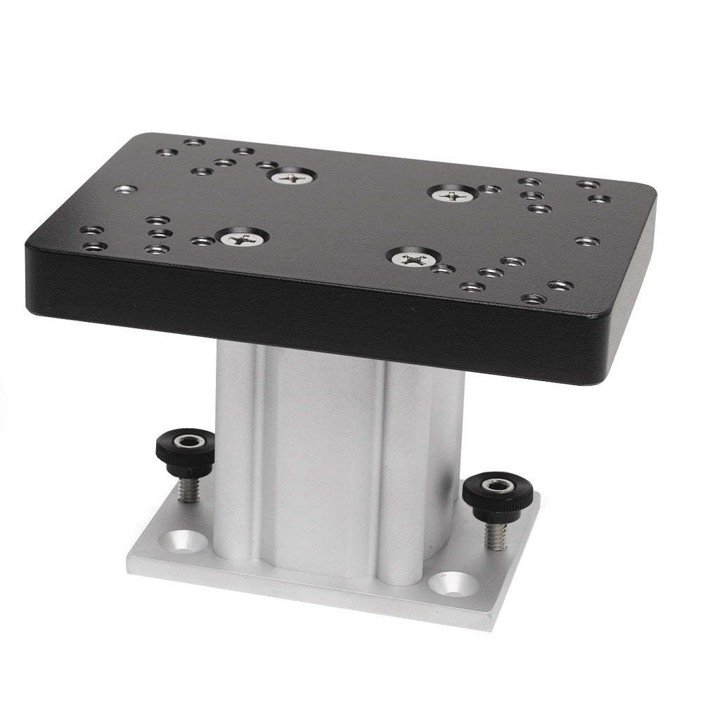 Cannon Aluminum Fixed Base Downrigger Pedestal - 4" - Professional Marine & Fishing Gear