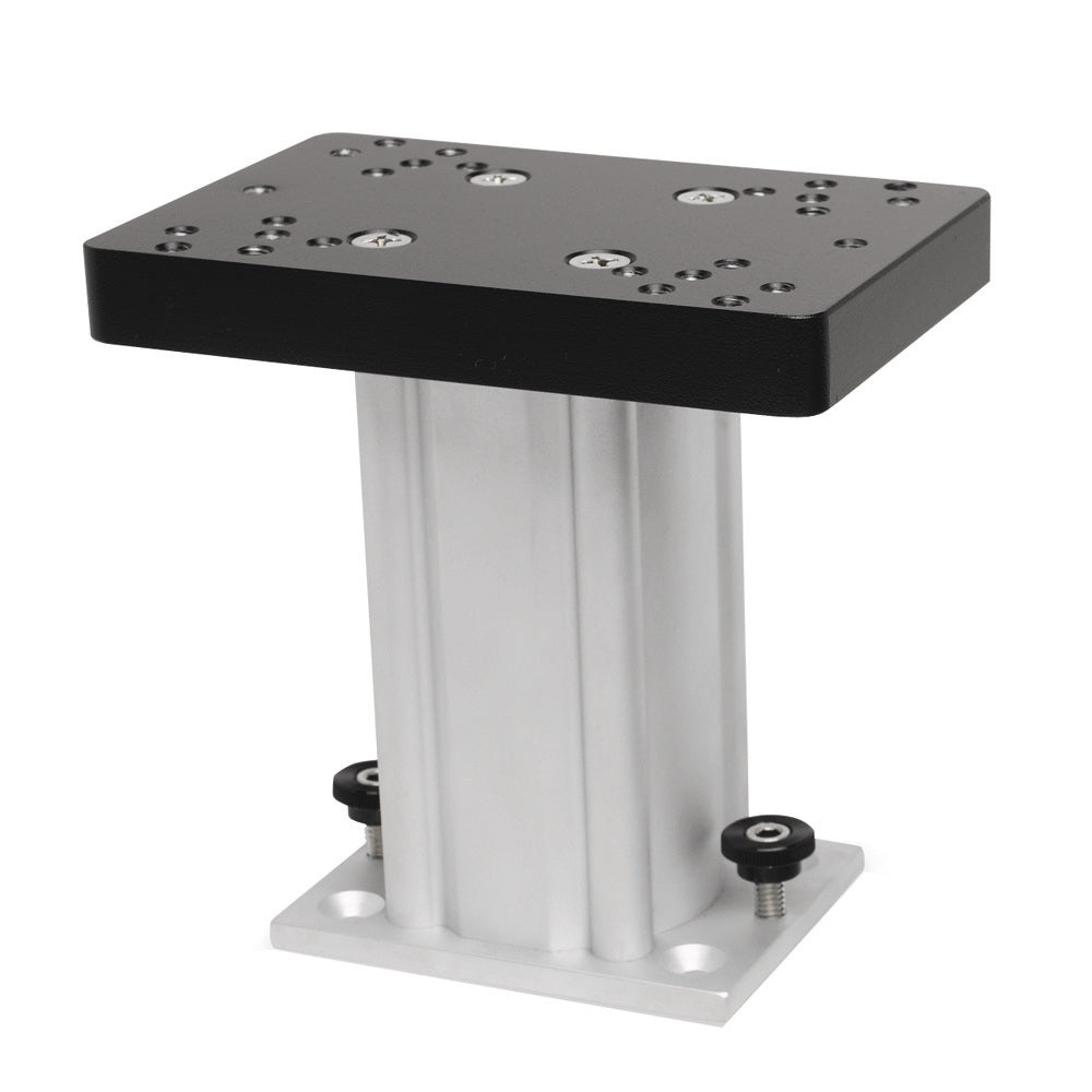 Cannon Aluminum Fixed Base Downrigger Pedestal - 6" - Professional Marine & Fishing Gear