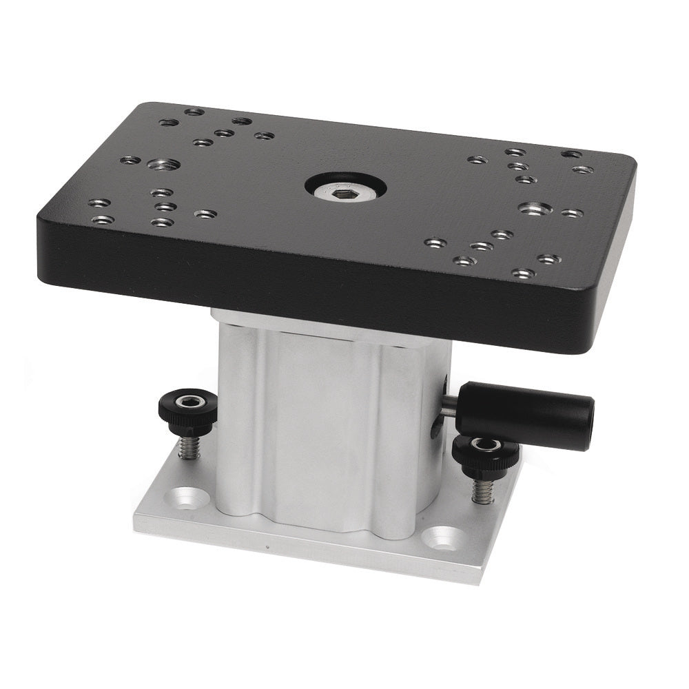 Cannon Aluminum Swivel Base Downrigger Pedestal - 4" - Professional Marine & Fishing Gear