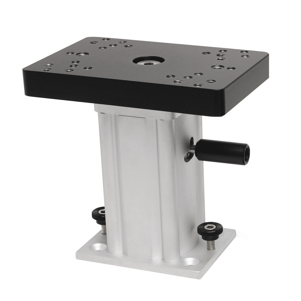 Cannon Aluminum Swivel Base Downrigger Pedestal - 6" - Professional Marine & Fishing Gear