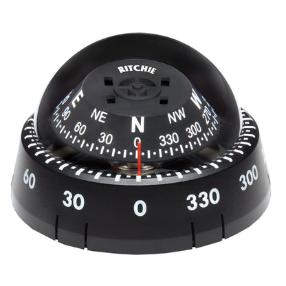 Ritchie XP-99 Kayaker Compass - Surface Mount - Black - Professional Marine & Fishing Gear