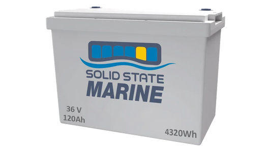 36V 120Ah Deep Cycle Battery - Professional Marine & Fishing Gear