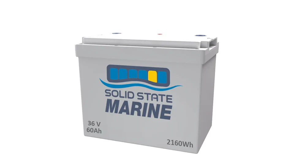 36V 60Ah Deep Cycle Battery - Professional Marine & Fishing Gear