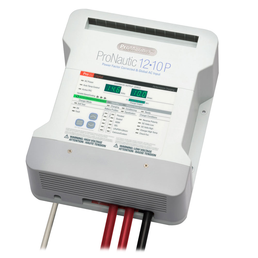 ProMariner ProNautic 1210P 10 Amp 2 Bank Battery Charger - Professional Marine & Fishing Gear
