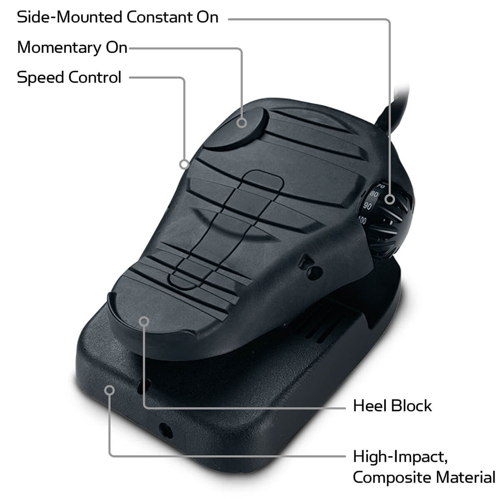 Minn Kota Edge 55 - Latch Door - Foot Control - 12V-55lb-52"