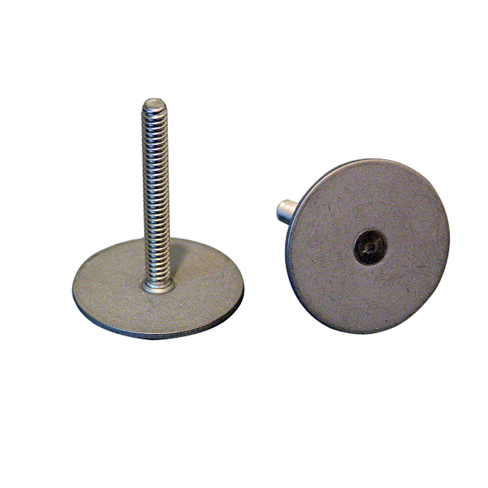 Weld Mount .75" Tall Stainless Stud w/#10 x 24 Threads - Qty. 10 - Professional Marine & Fishing Gear