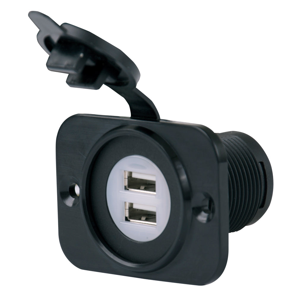 Marinco SeaLink Deluxe Dual USB Charger Receptacle - Professional Marine & Fishing Gear