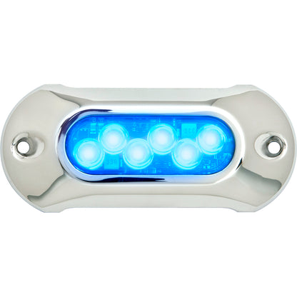 Attwood Light Armor Underwater LED Light - 6 LEDs - Blue - Professional Marine & Fishing Gear