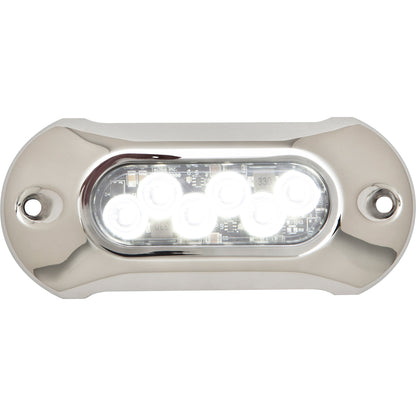 Attwood Light Armor Underwater LED Light - 6 LEDs - White - Professional Marine & Fishing Gear