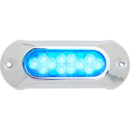 Attwood Light Armor Underwater LED Light - 12 LEDs - Blue - Professional Marine & Fishing Gear