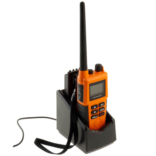McMurdo R5 GMDSS VHF Handheld Radio - Pack A - Full Feature Option - Professional Marine & Fishing Gear