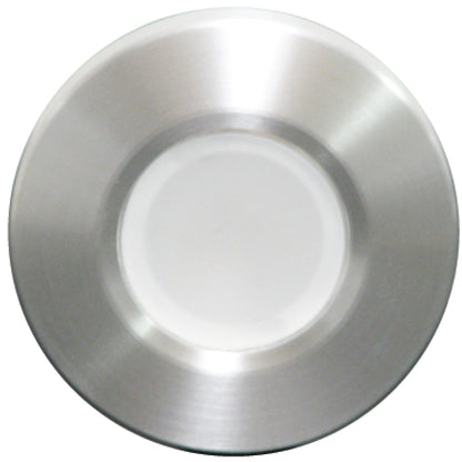Lumitec Orbit Spectrum Flush Mount Down Light - Brushed Housing - White Dimming Red/Blue Non-Dimming - Professional Marine & Fishing Gear