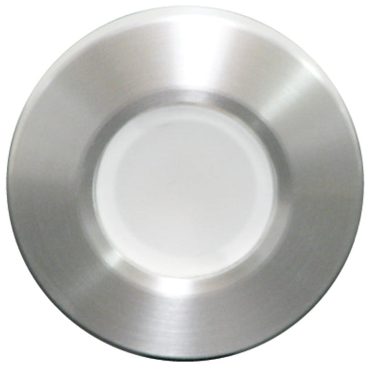 Lumitec Orbit Spectrum Flush Mount Down Light - Brushed Housing - White Dimming Red/Blue Non-Dimming - Professional Marine & Fishing Gear