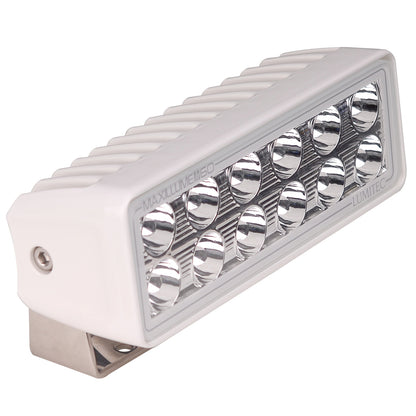 Lumitec Maxillume h60 - Trunnion Mount Flood Light - White Dimming - White Housing - Professional Marine & Fishing Gear
