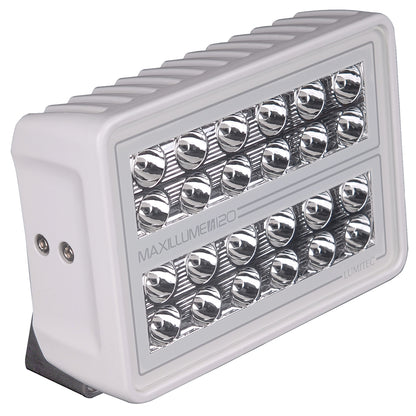 Lumitec Maxillume h120 - Trunnion Mount Flood Light - White Housing - White Dimming - Professional Marine & Fishing Gear