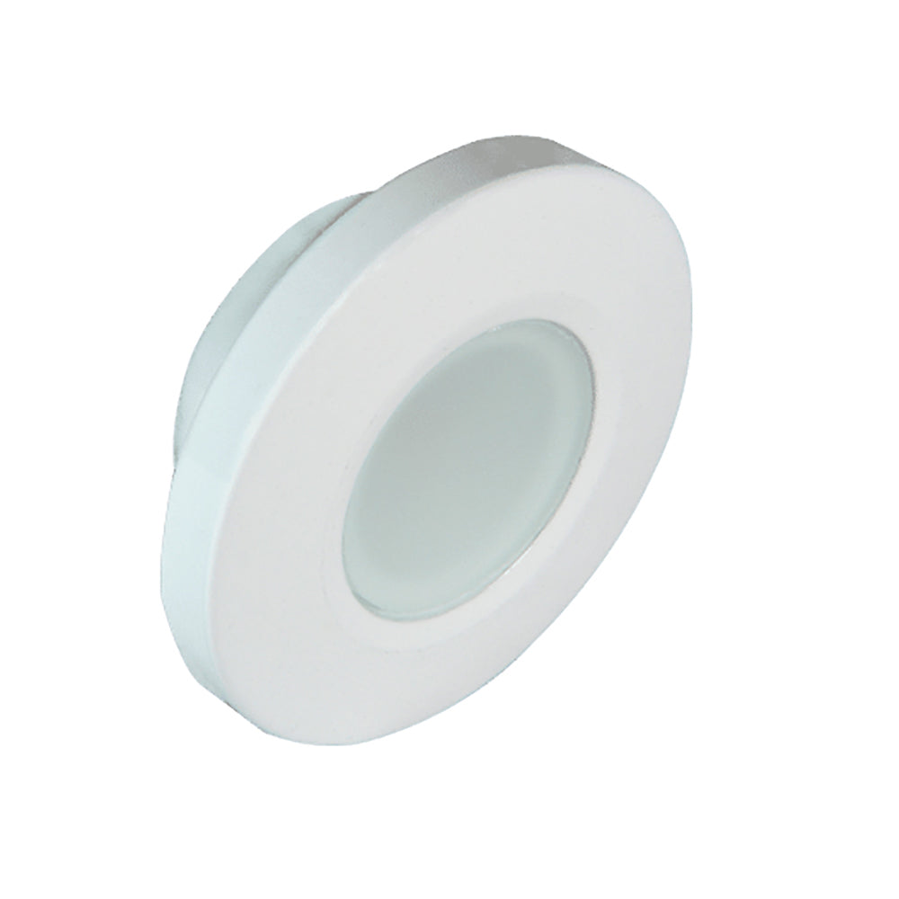 Lumitec Orbit Flush Mount Down Light - Blue Non-Dimming, Red Non-Dimming White Dimming w/White Housing