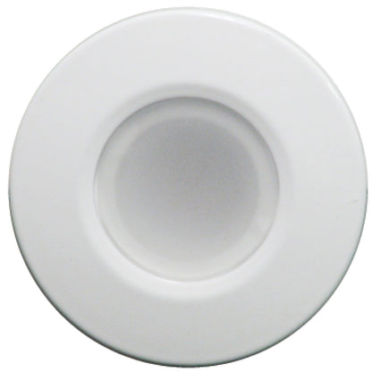 Lumitec Orbit Flush Mount Down Light - Blue Non-Dimming, Red Non-Dimming White Dimming w/White Housing - Professional Marine & Fishing Gear