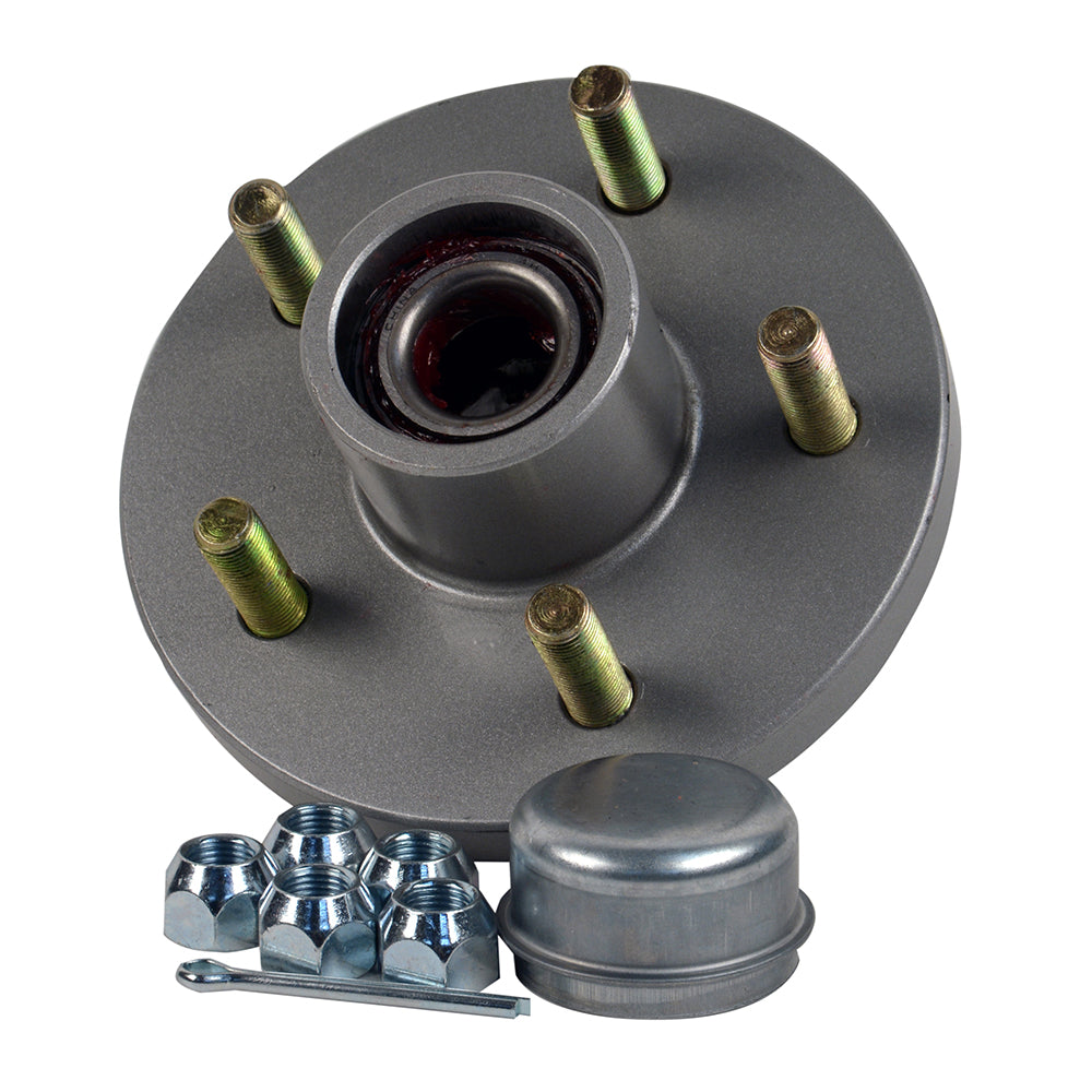 C.E. Smith Trailer Hub Kit - 1-3/8" x 1-1/16" Tapered - 5 x 4-1/2" Galvanized - Professional Marine & Fishing Gear