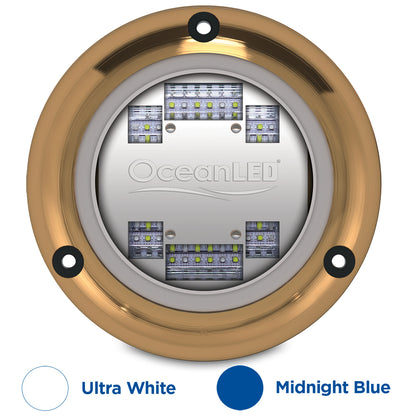 OceanLED Sport S3124s Underwater LED Light - Ultra White/Midnight Blue - Professional Marine & Fishing Gear
