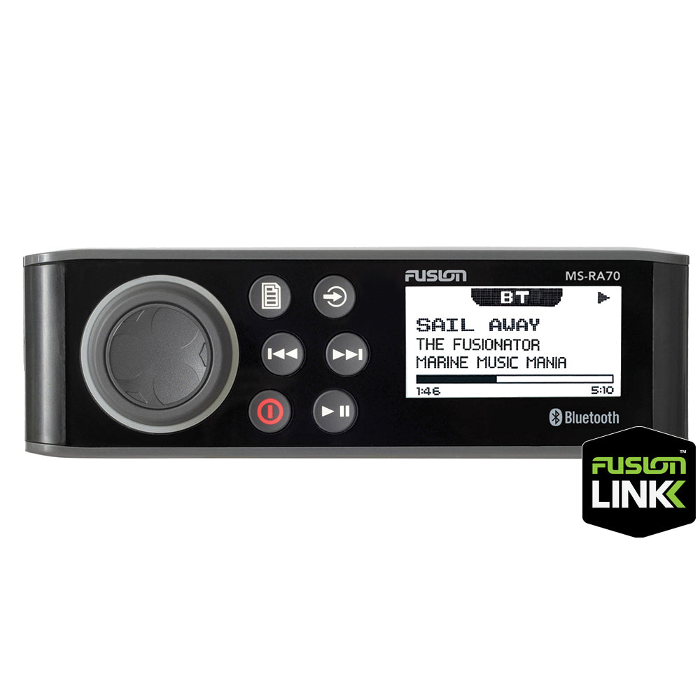 Fusion MS-RA70 Stereo w/AM/FM/BT - 2 Zone - Professional Marine & Fishing Gear