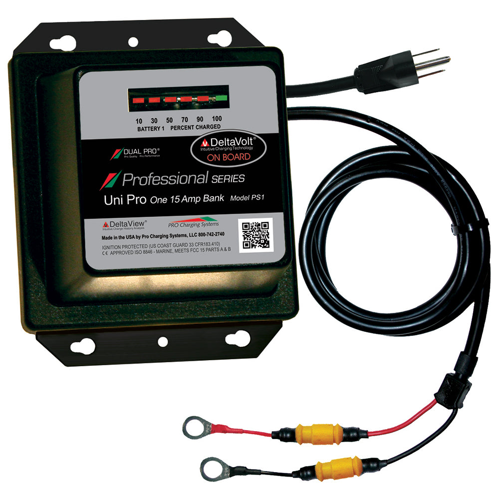 Dual Pro Professional Series Battery Charger - 15A - 1-Bank - 12V - Professional Marine & Fishing Gear