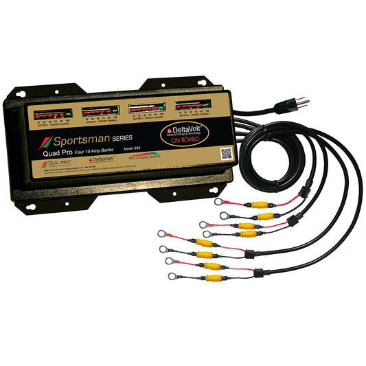 Dual Pro Sportsman Series Battery Charger - 40A - 4-10A-Banks - 12V-48V - Professional Marine & Fishing Gear