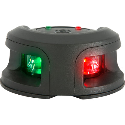 Attwood LightArmor Bow Mount Navigation Light - Composite Black - Bi-Color - 2NM - Professional Marine & Fishing Gear