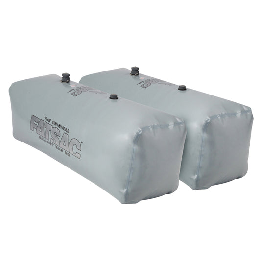 FATSAC V-drive Fat Sacs - Pair - 400lbs Each - Gray - Professional Marine & Fishing Gear