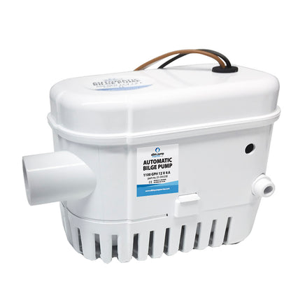 Albin Group Automatic Bilge Pump 1100 GPH - 12V - Professional Marine & Fishing Gear