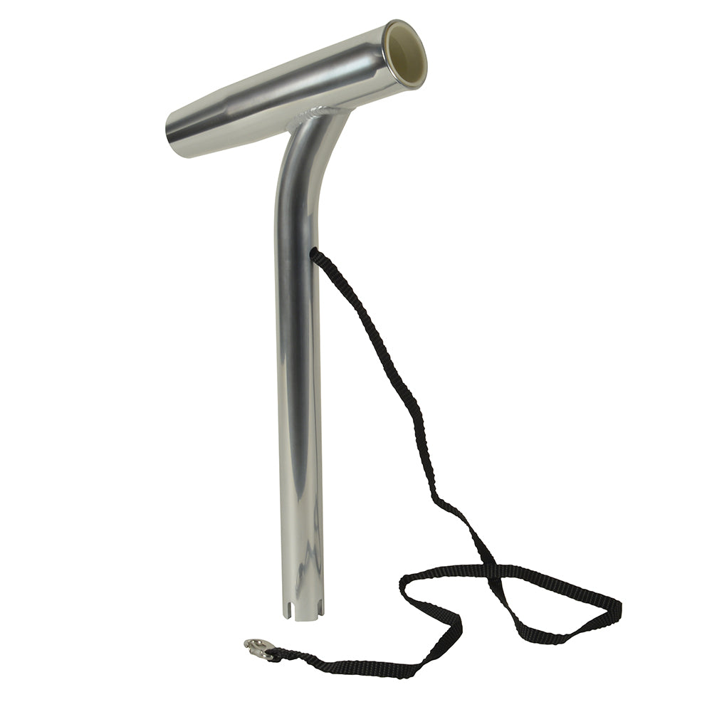 C.E. Smith Outrigger Rod Holder w/Liner Strap - Aluminum - Professional Marine & Fishing Gear