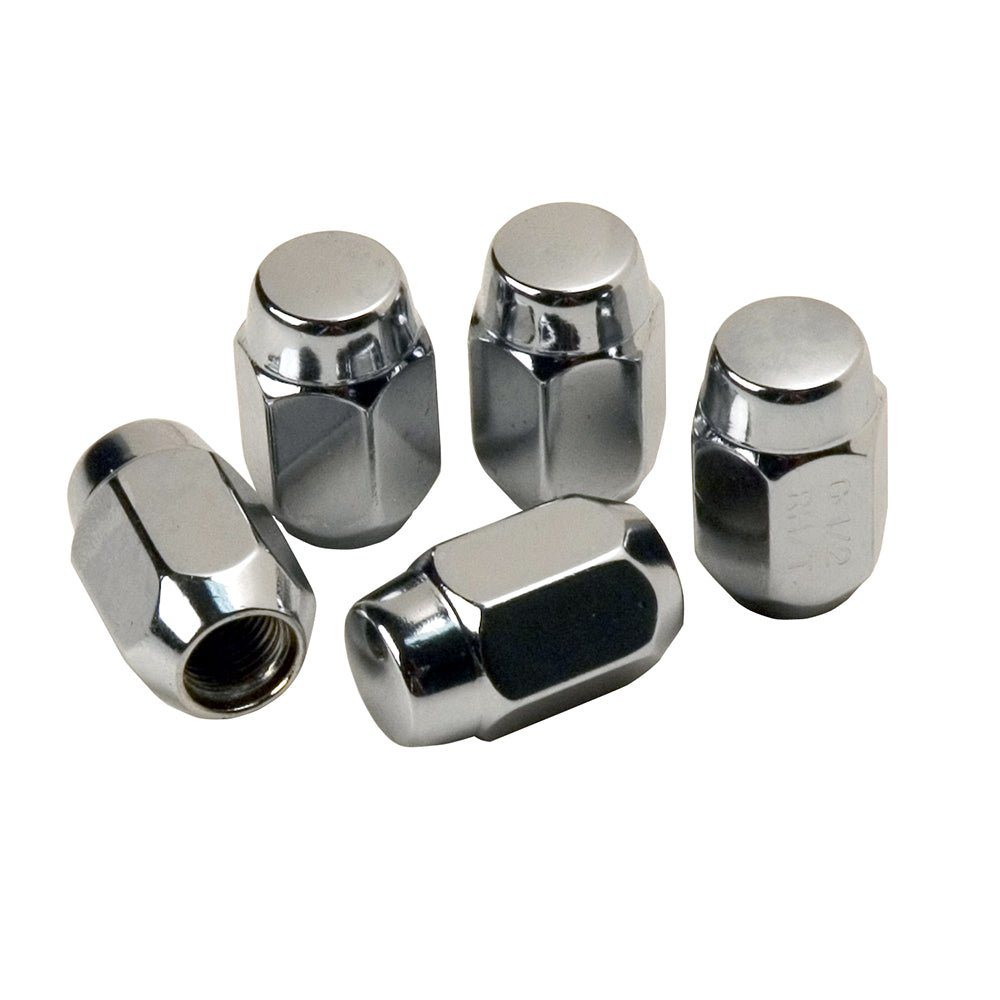C.E. Smith Chrome Acorn Wheel Nuts - 1/2"-20 - Professional Marine & Fishing Gear