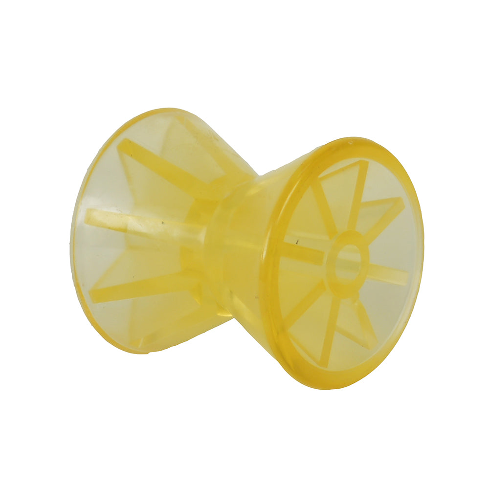 C.E. Smith Bow Roller - Yellow PVC - 4" x 1/2" ID - Professional Marine & Fishing Gear