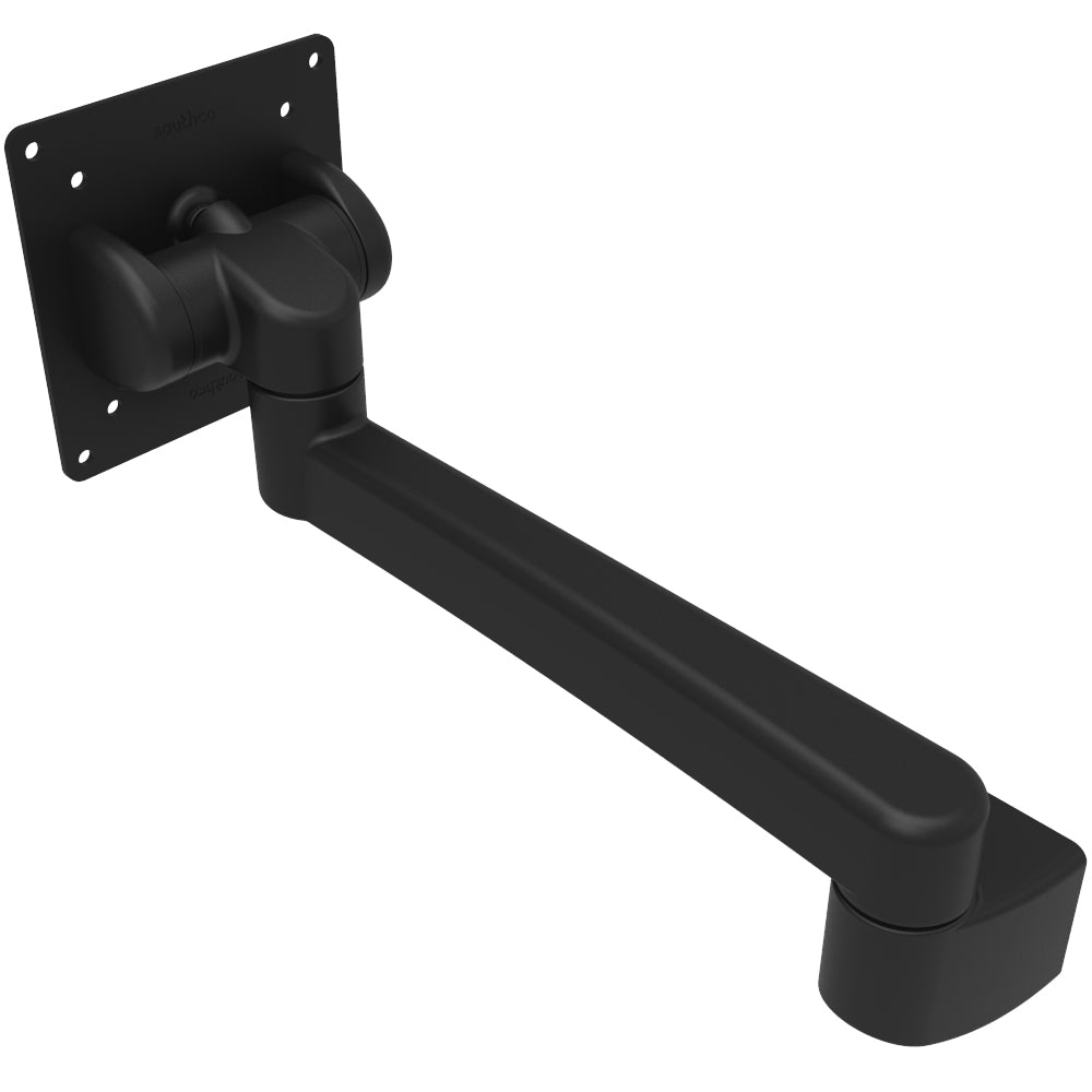 Southco Tilt Head Assembly Tilt Swivel Single Arm - Wall Mount - Black - Professional Marine & Fishing Gear