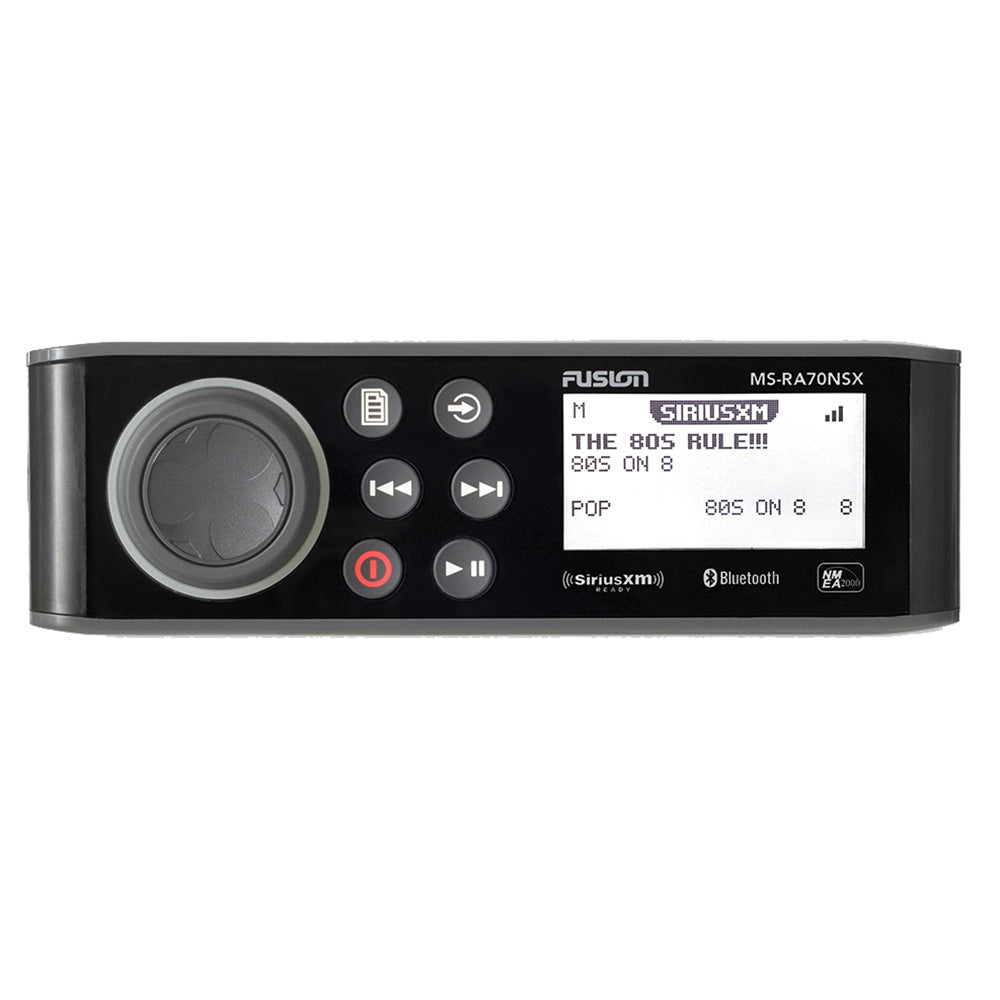 Fusion MS-RA70NSX Stereo w/BT/AM/FM/SiriusXM - 2 Zone - Professional Marine & Fishing Gear