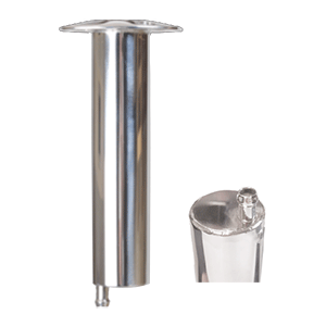 Lees Rod Holder Medium - 0 - Stainless Steel - Professional Marine & Fishing Gear