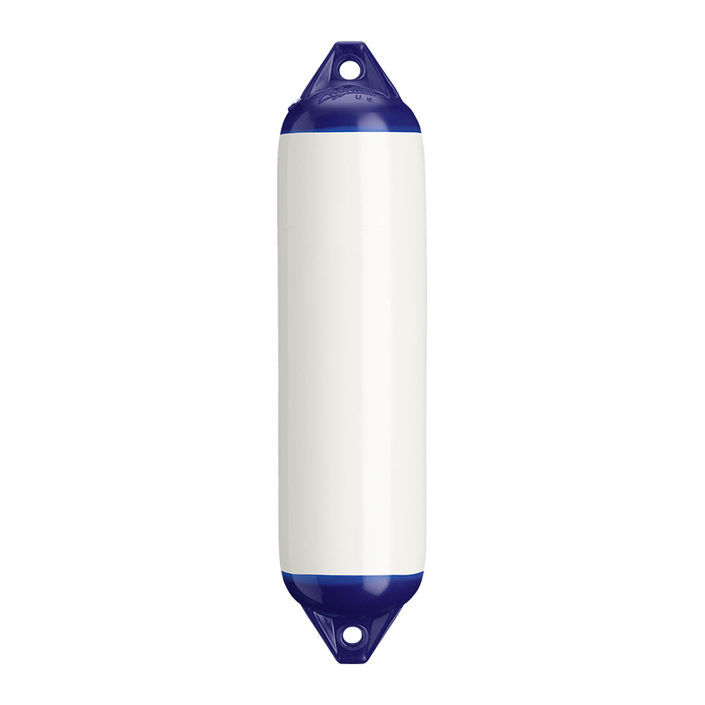 Polyform F-1 Twin Eye Fender 6" x 24" - White - Professional Marine & Fishing Gear