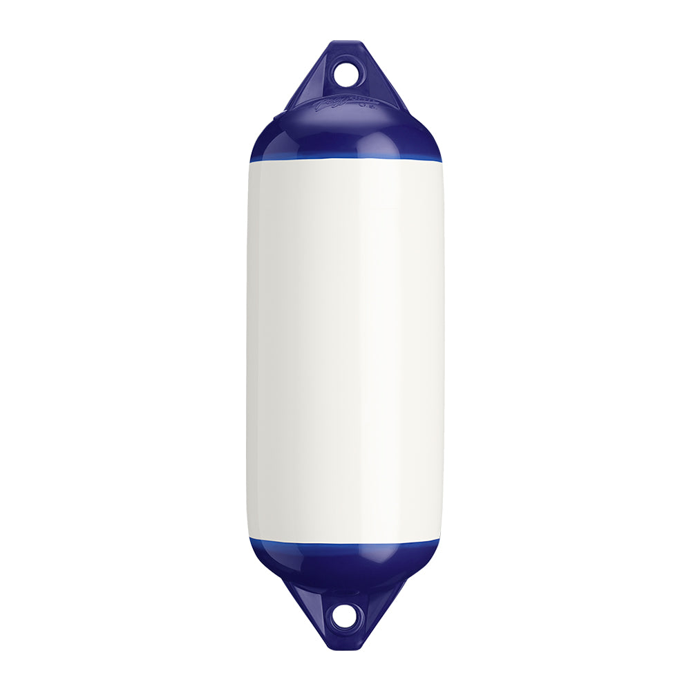 Polyform F-2 Twin Eye Fender 8.2" x 25" - White - Professional Marine & Fishing Gear