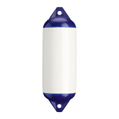 Polyform F-2 Twin Eye Fender 8.2" x 25" - White - Professional Marine & Fishing Gear