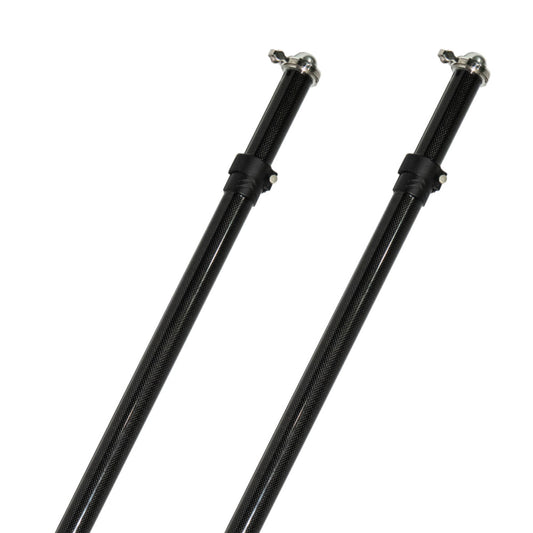 TACO Tele-Sun Carbon Fiber Shade Poles w/Carry Bag - Professional Marine & Fishing Gear