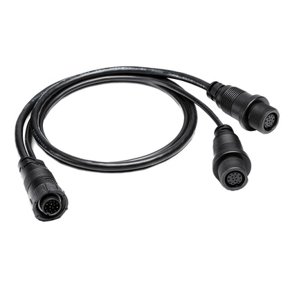 Humminbird 14 M ID SIDB Y - SOLIX/APEX Side Imaging 2D Splitter Cable - Professional Marine & Fishing Gear